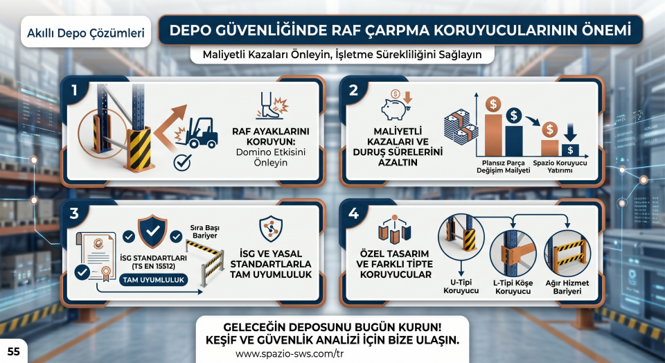 Depo Güvenliğinde Raf Çarpma Koruyucularının Önemi