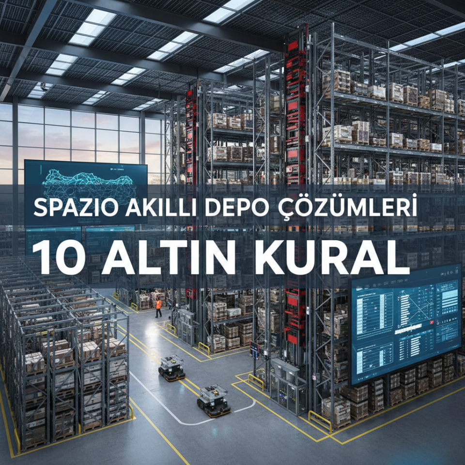 Spazio Akıllı Depo Çözümleri: Yeni Bir Depo Kurarken İzlemeniz Gereken 10 Altın Kural