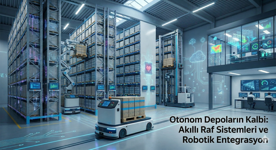Otonom Depoların Kalbi: Akıllı Raf Sistemleri ve Robotik Entegrasyon
