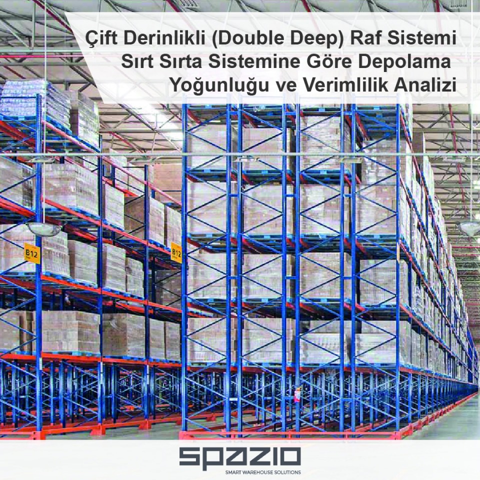 Çift Derinlikli (Double Deep) Raf Sistemi: Sırt Sırta Sistemine Göre Depolama Yoğunluğu ve Verimlilik Analizi