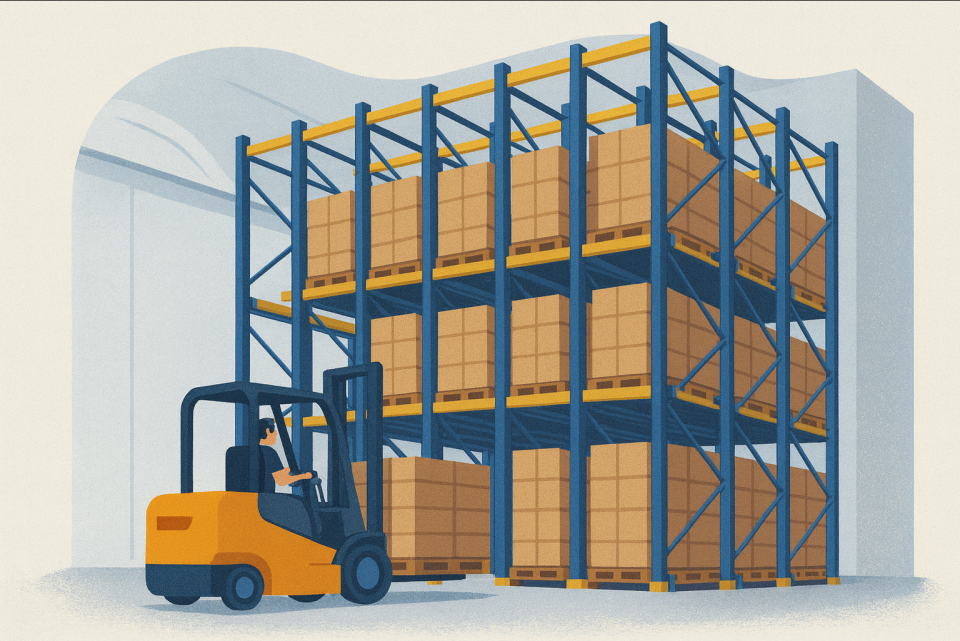Soğuk Hava Depolarında Vazgeçilmez Çözüm: Drive-In Racking Avantajları ve Risk Yönetimi