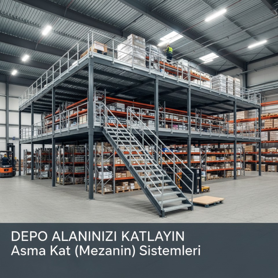 Depo Alanınızı Katlayın: Asma Kat (Mezanin) Sistemleri Hangi İşletmeler İçin İdeal?