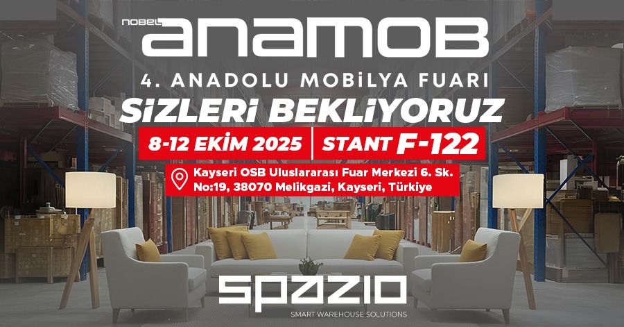 Spazio olarak ANAMOB 4. Anadolu Mobilya Fuarı’ndayız!
